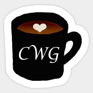 Classic CWG cup Sticker